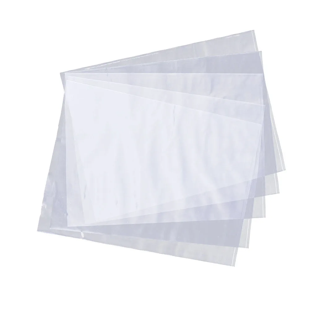 

300 Pcs PVC Shrink Wrap Bags Plastic Film Transparent Sealer Packaging Dust Proof Beautification Storage Preservation
