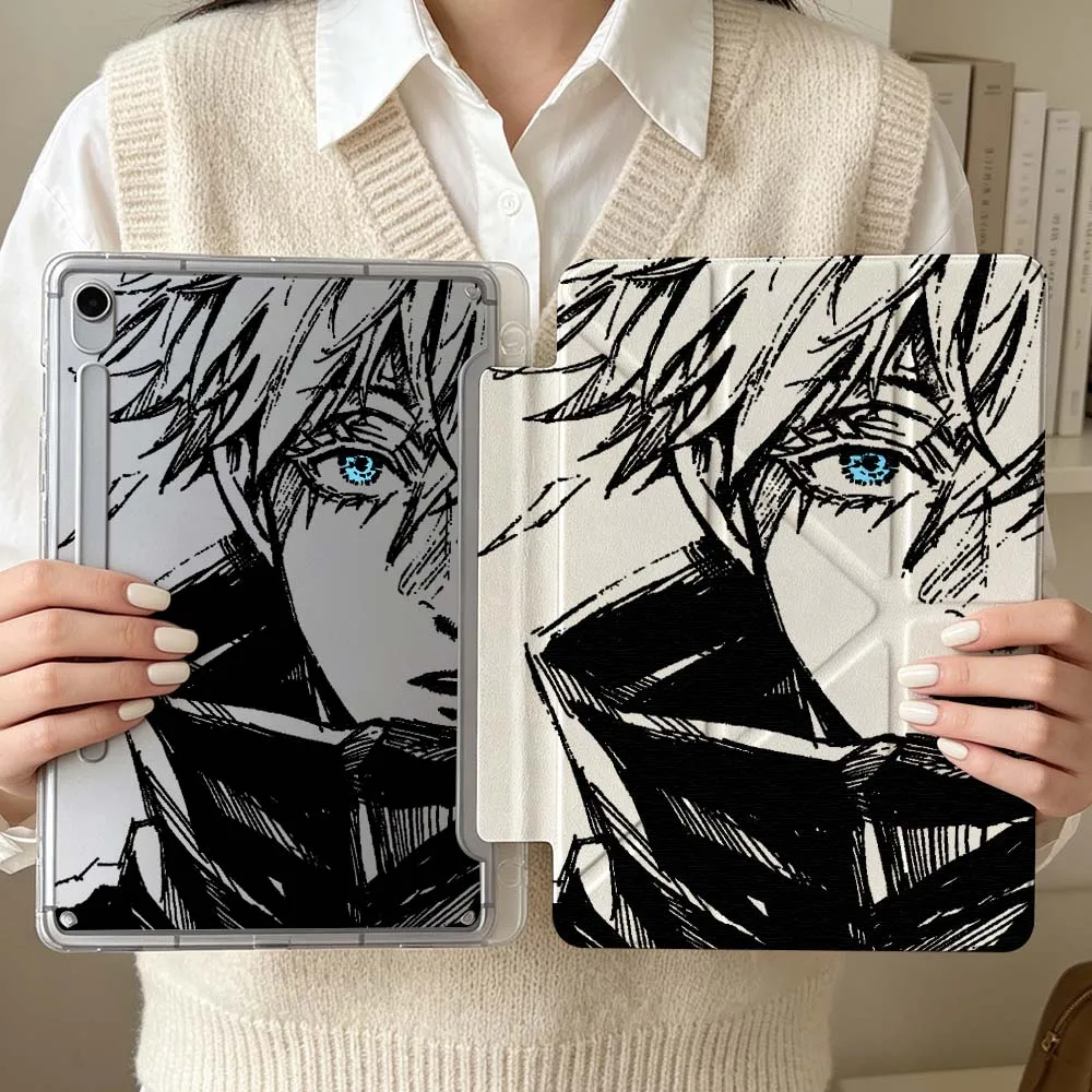 

Blue-eyed Character For Samsung Galaxy Tab S6 S7 S8 S9 S10 A8 A9 A11 Lite FE Plus 3Y Tablet Case Soft