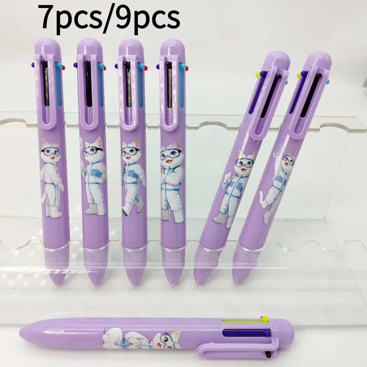 

7 шт./9 шт. креативная подарочная ручка с котом и доктором для письма в школе, подходит для семьи, друзей и коллег