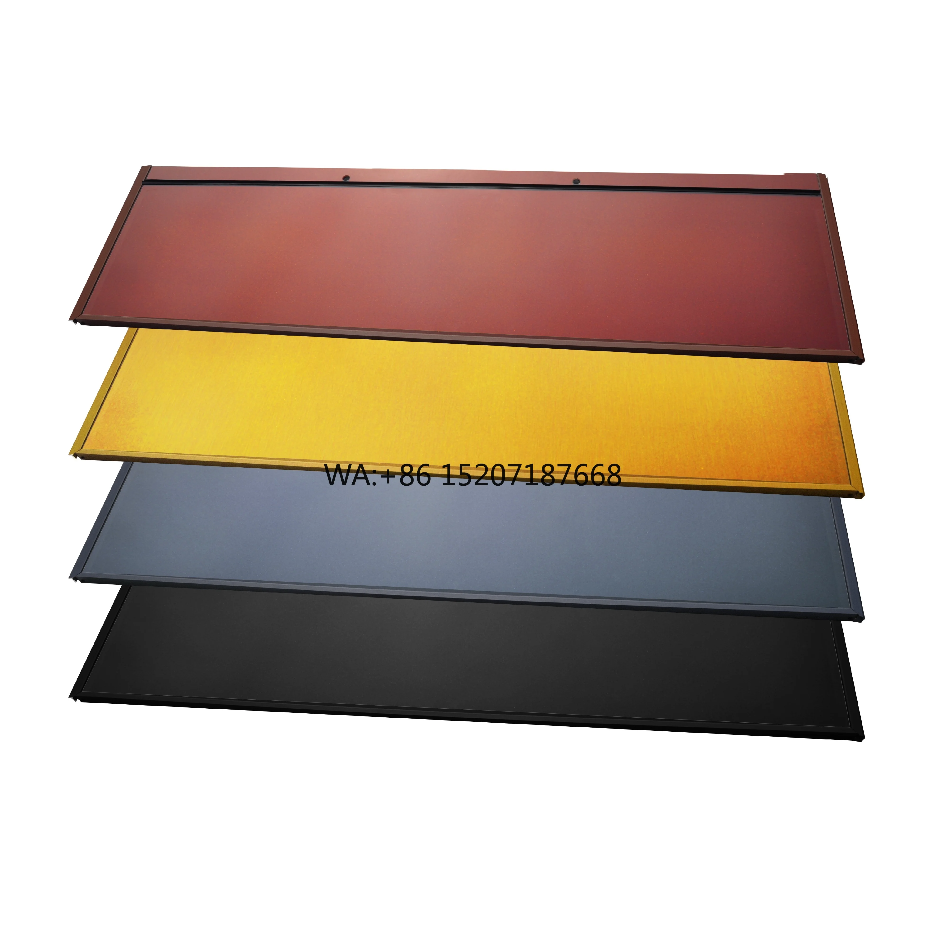 Power Generation and Energy Saving Beautiful Easy-Install BIPV Solar Flat Roof Tiles for Residential & Commercial