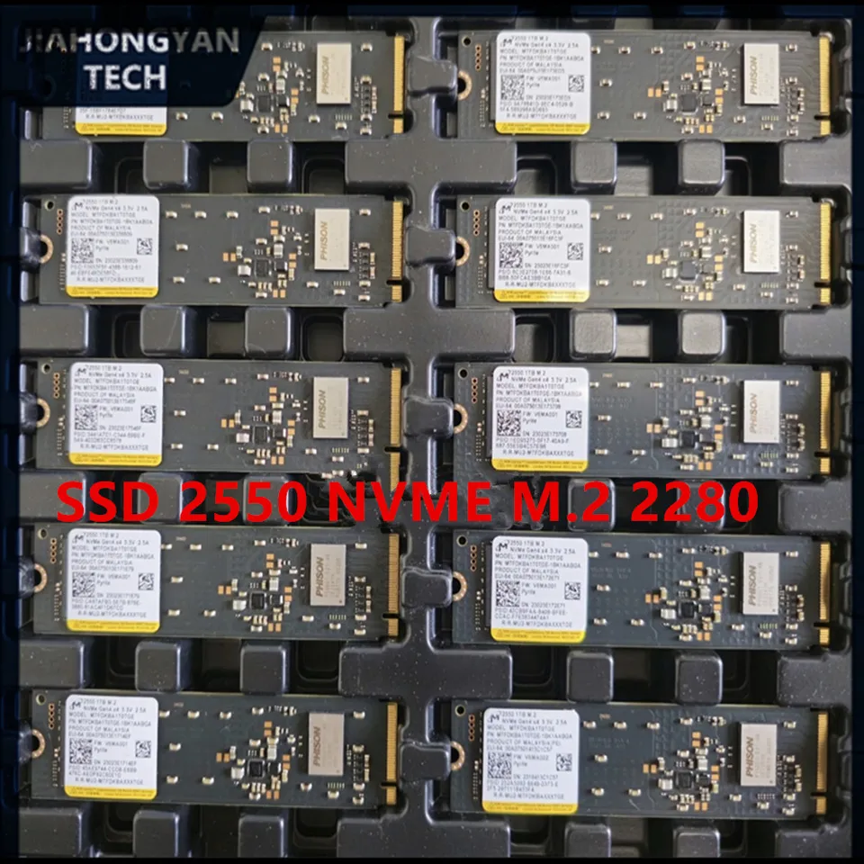 Original For Micron 2550 256G 512G 1T 2230 2280 M.2 PCIE4.0 NVMe