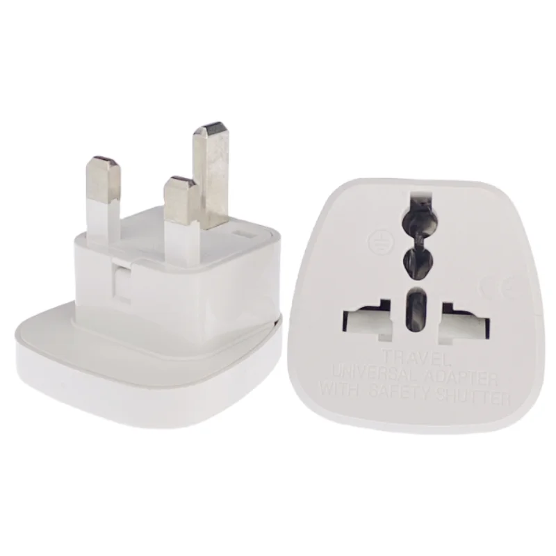 Universal CN AU EU US to UK Travel Plug Adapter Saudi Arabia Singapore Hong Kong Electrical AC Power Convert Plug Type G 13A