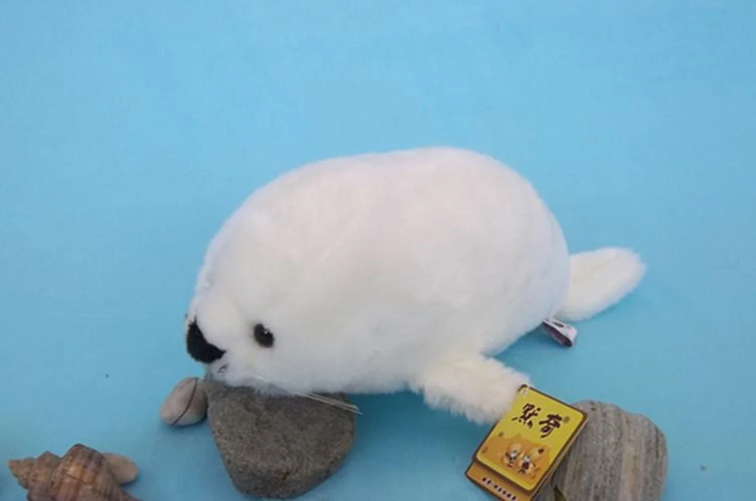 

cute plush high quality seal toy plush white simulaiton seal doll about 48cm