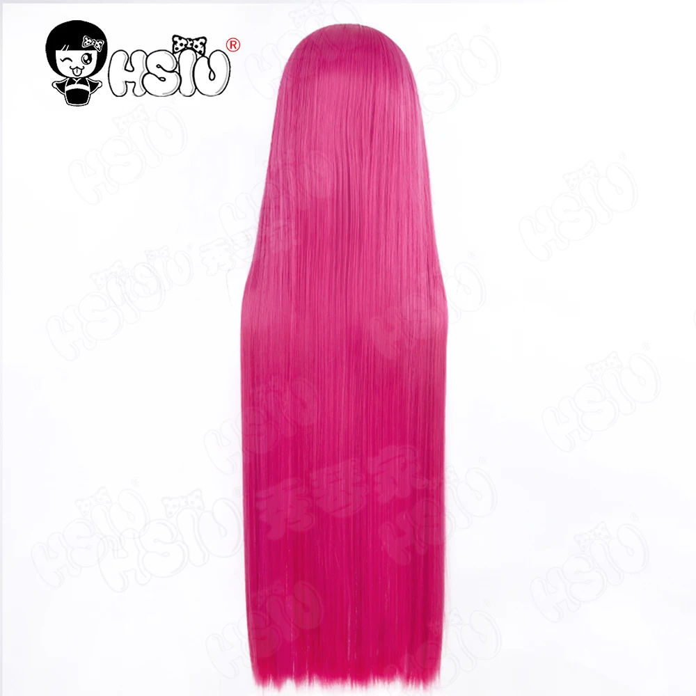 Hojo Sophy Cosplay Perruque, Fibre Synthétique Ultraviolette, 80cm de Long, Rose Rouge, Anime Pri138