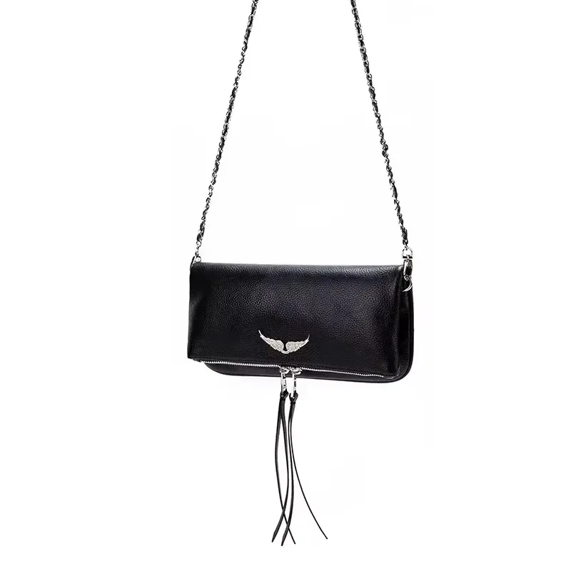 ZADIG & VOLTAIRE Fashion Women Bags Genuine Leather Women wave Bag Chain Women Handbags Women Women Messenger Bags