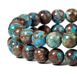 Natural Stone Beads  Blue Crazy Lace Agate Beads For Jewelry Making DIY Bracelet