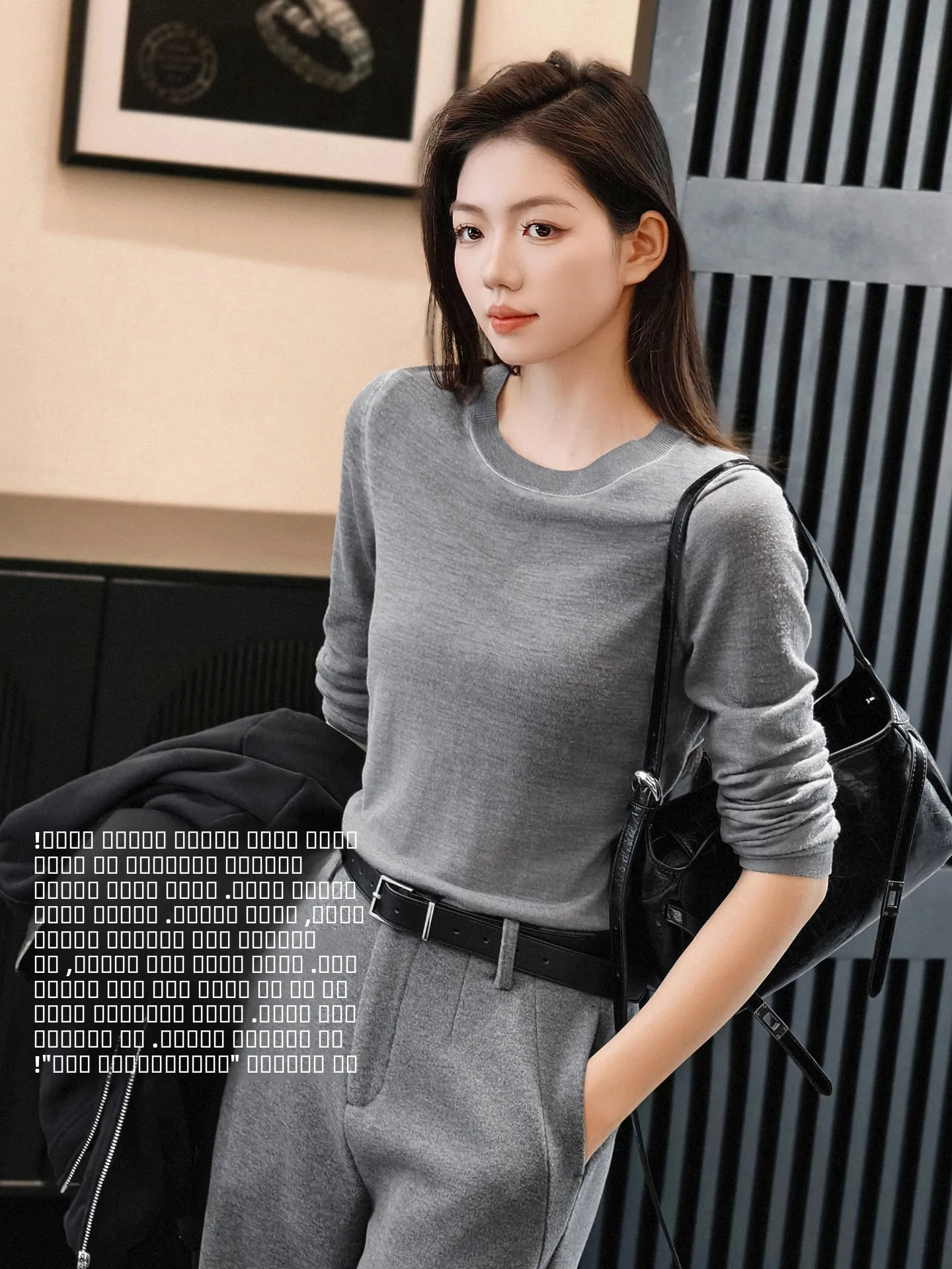 

Meiyang Women's Knitted Wool Base irt round Ne Long Sve Line Ding Simple Casual Slim Fit Winter Faion Top