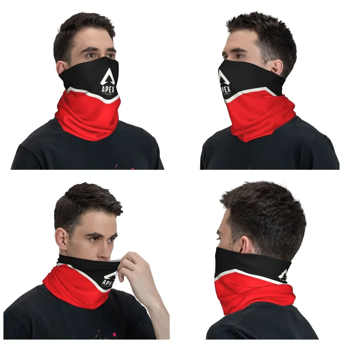 Apex Legends Logo Bandana Winter Neck Warmer Women Windproof Wrap Face Scarf for Hiking Online Shooting Game Gaiter Headband