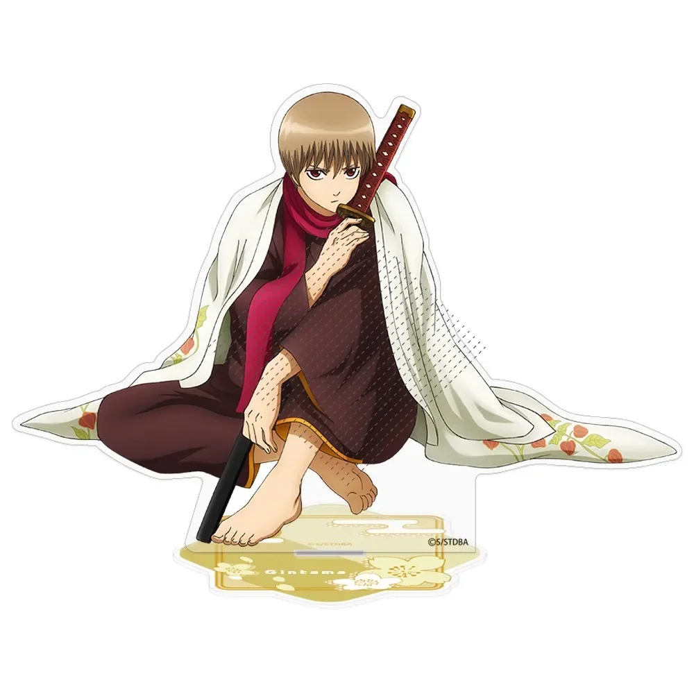 Game Kamui Okita Sougo Katsura Kotarou Acrylic Stand Doll Anime Figure Model Plate Cosplay Toy for Gift