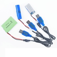 Lipo Battery 1s 3.7v USB Charger Cable JST MX2.0 SM-2P For RC Boat Car Drone Helicopter parts Accessories