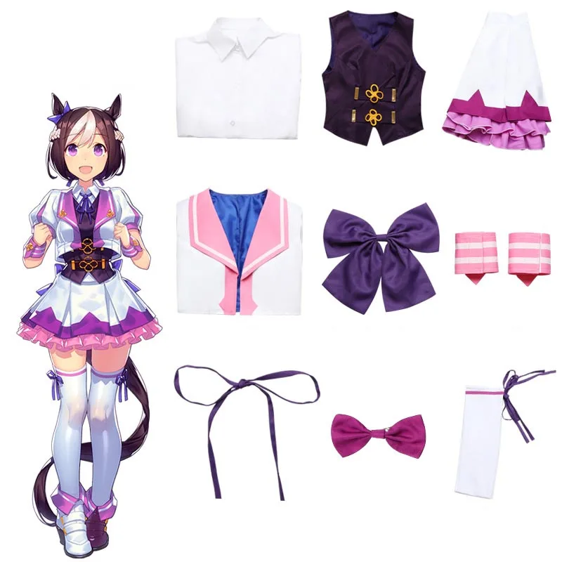 Anime Uma Musume Pretty Derby Costume Cosplay uniforme scolastica settimana speciale Cosplay uniforme Lolita Sailor Dress Halloween