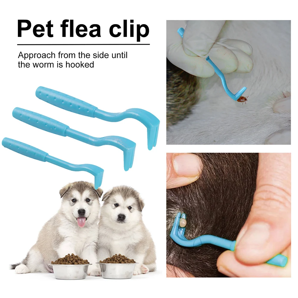 Puppy Tick Clip Practical Kittens Lice Removal Clamp Kitten  Extractor Cats Dogs Hair Grooming Care Gadgets view 5