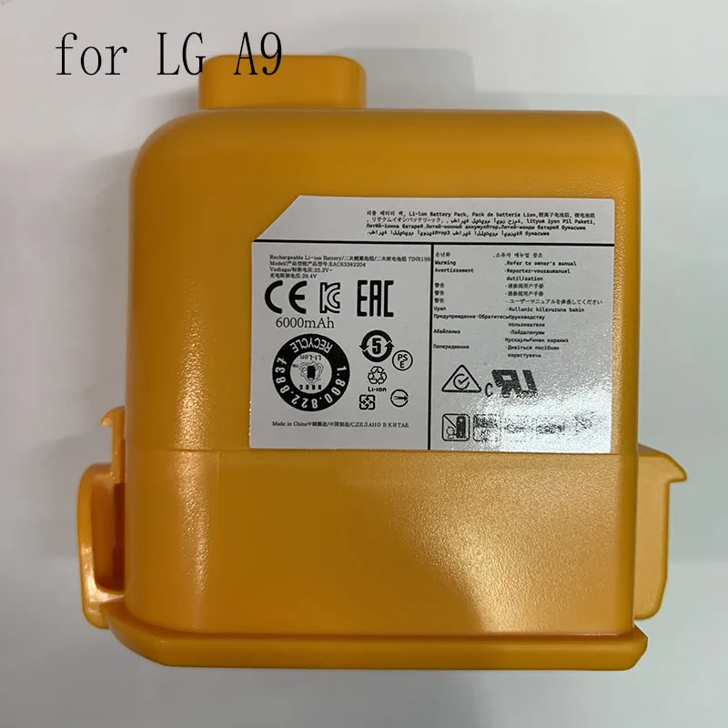 2026 NEW For LG Cord Zero A9 Vacuum Cleaner Battery, Made of ABS Material, Sturdy and Reliable