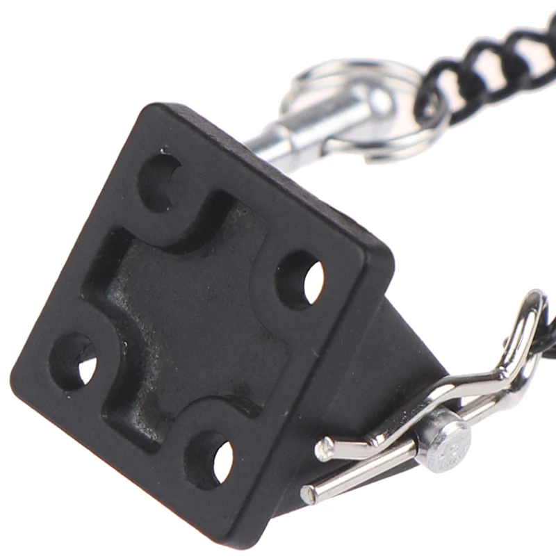 1/10 engate reboque manilhas reboque gancho conjunto de metal corda escalada corrente peças reposição rc rastreador modelo acessórios simulação resgate