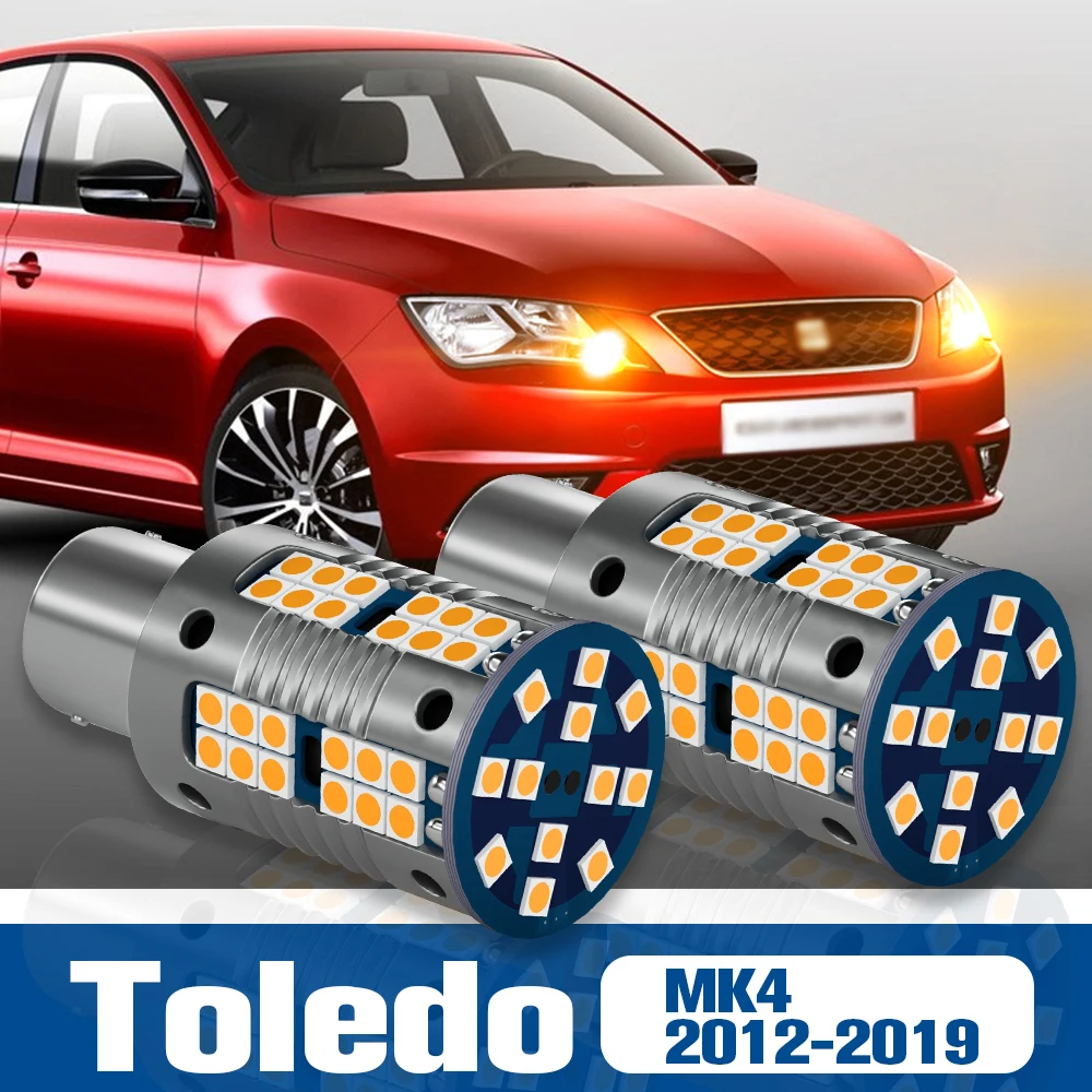 

2pcs LED Turn Signal Light Blub Lamp Accessories Canbus For Seat Toledo MK4 2012-2019 2013 2014 2015 2016 2017 2018
