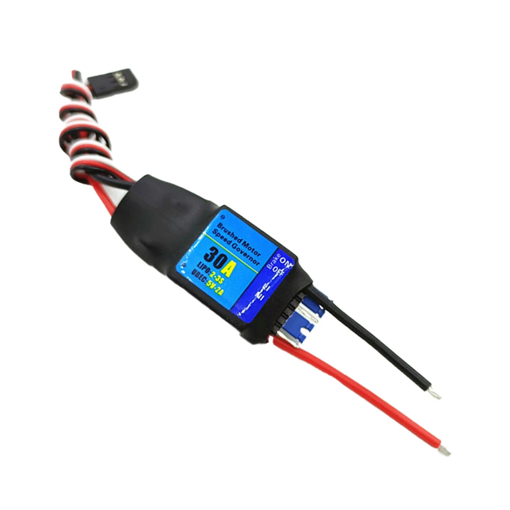 20A/30A Brushed ESC One-way 2-3S Electric Speed Controller Suitable for Brushed Water Pump Diaphragm Pump Switch Gear Pump Motor