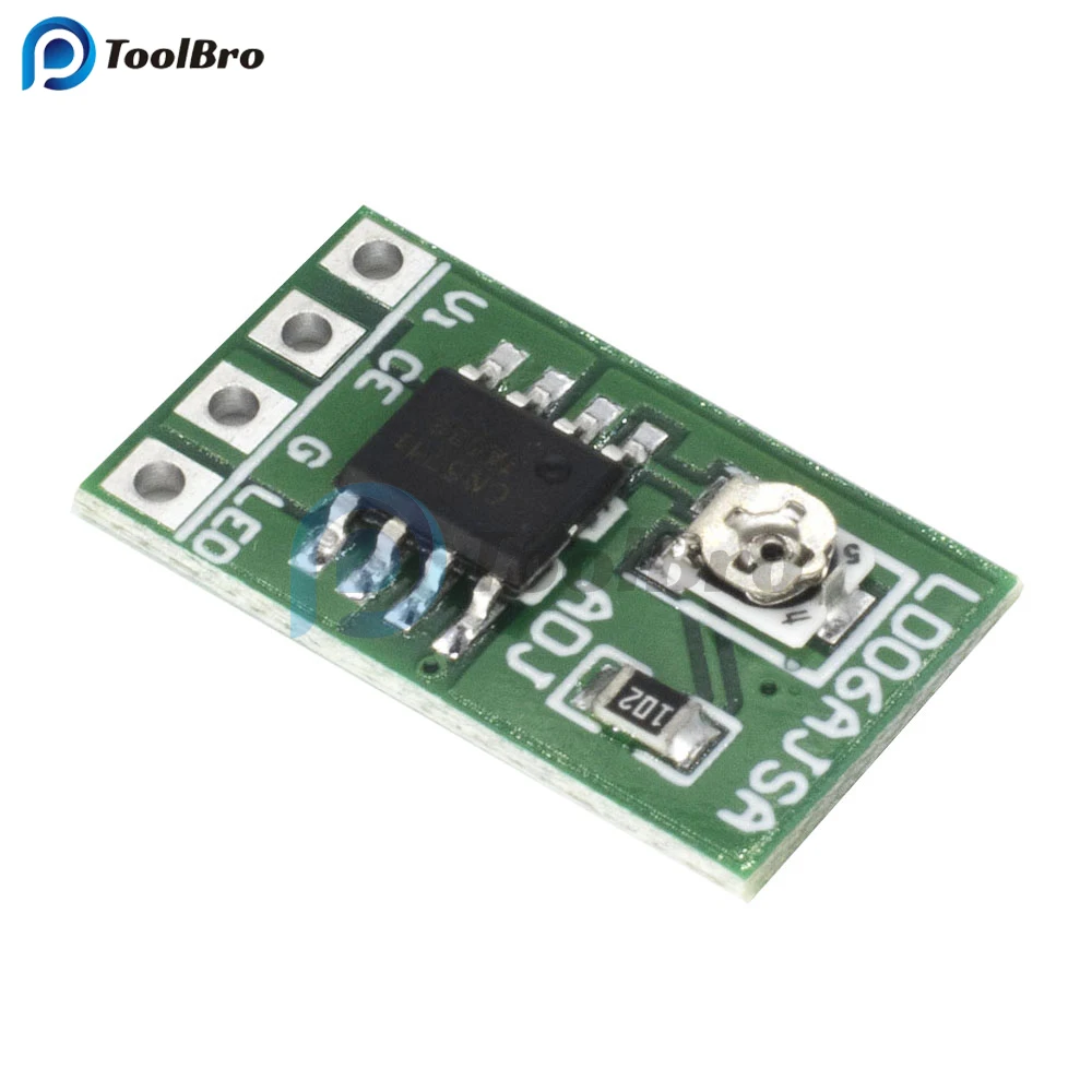 PWM Signal Control LED Driver Module 9W DC 3.3V 3.7V 5V 30-1500mA Adjustable CC for USB LED Flashlight 18650 Lithium Battery