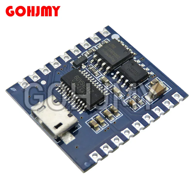 1PCS MP3 Player Module Voice Module 4MB Voice Playback IO Trigger Serial Port Control USB Download FLash DY-SV17F