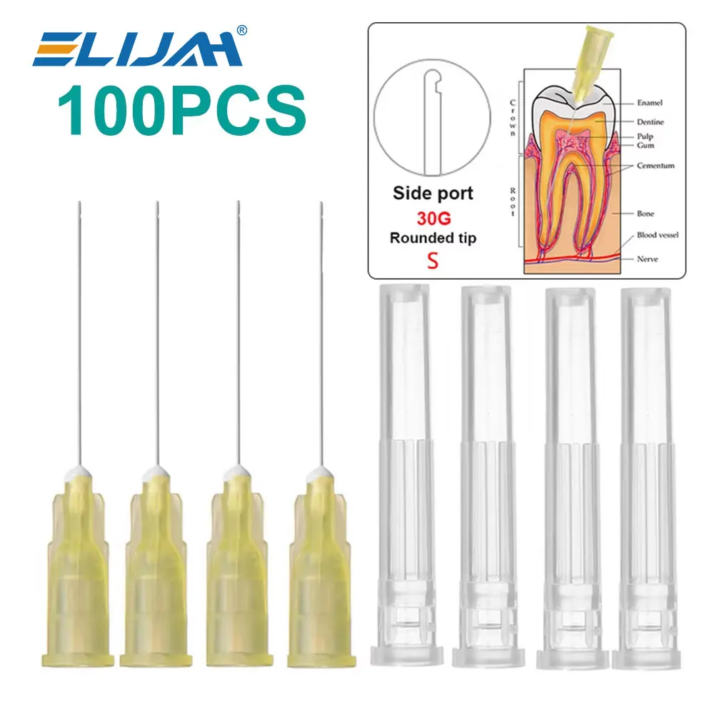 

100 шт./упаковка, иглы для эндополива, Диаметр 0,3/0,4/0,5 мм