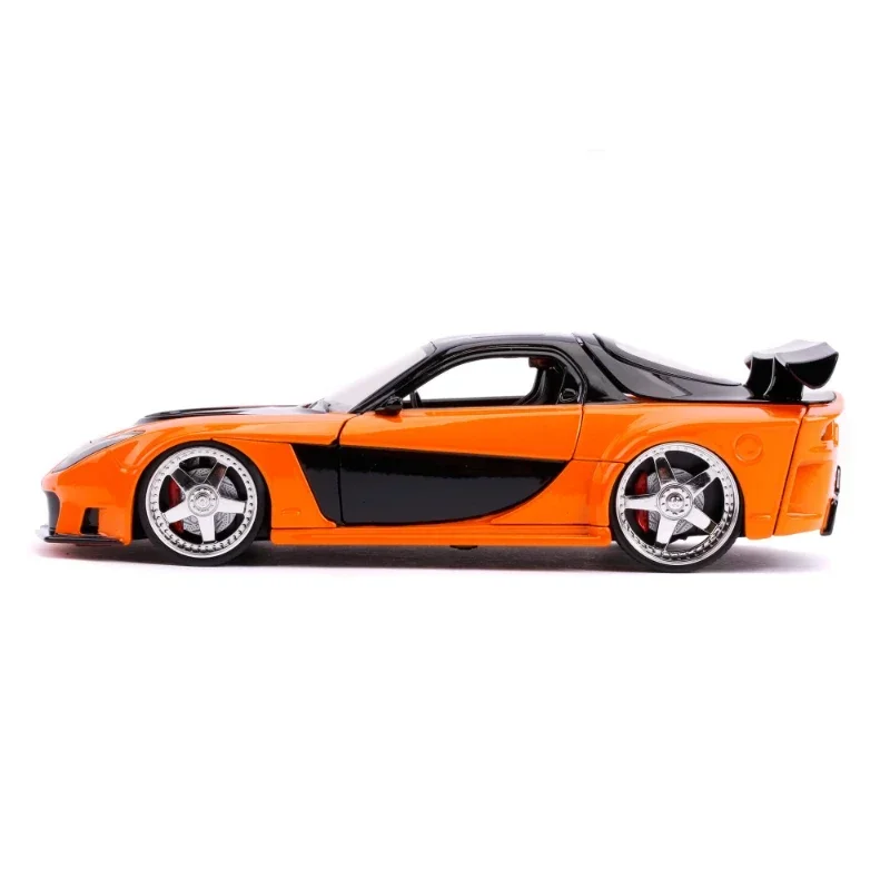 Jada1:24 Fast And Furious HAN’s Mazda RX-7 Collection Of Die-casting Simulation Alloy Model Car Toys Children Gift Collection