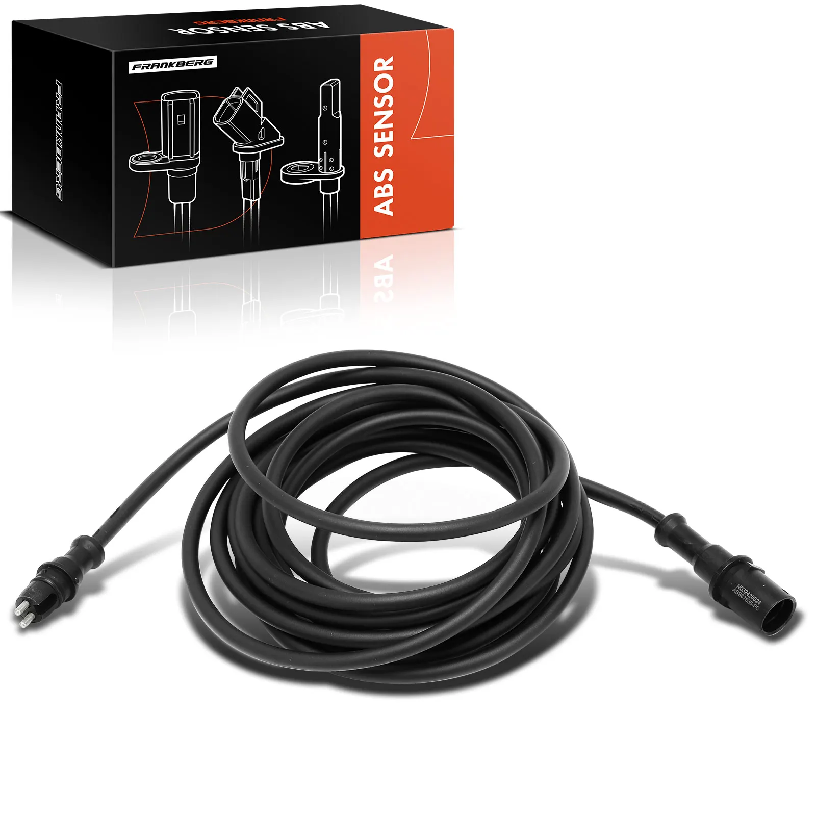 Frankberg 1x ABS Sensor Achteras Links Rechts voor DAF 75 85 CF XF IVECO 0867636 867636 5801110953