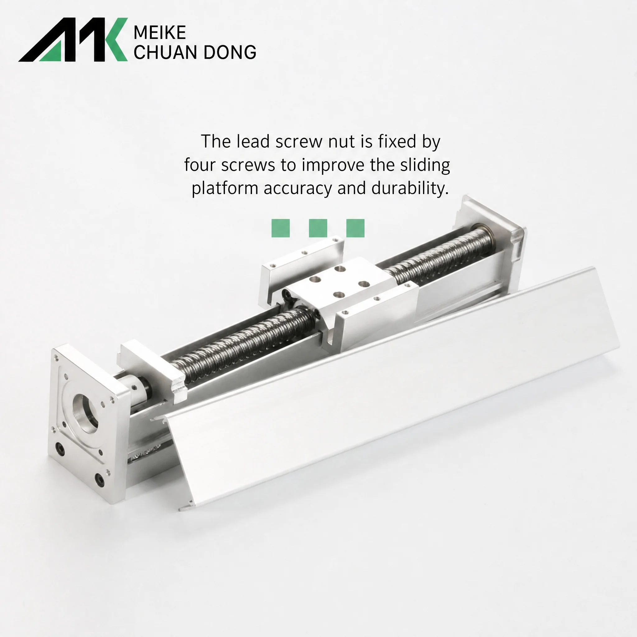 GF40 Sealed Linear Slide Module Ball Screw Actuator Custom Travel