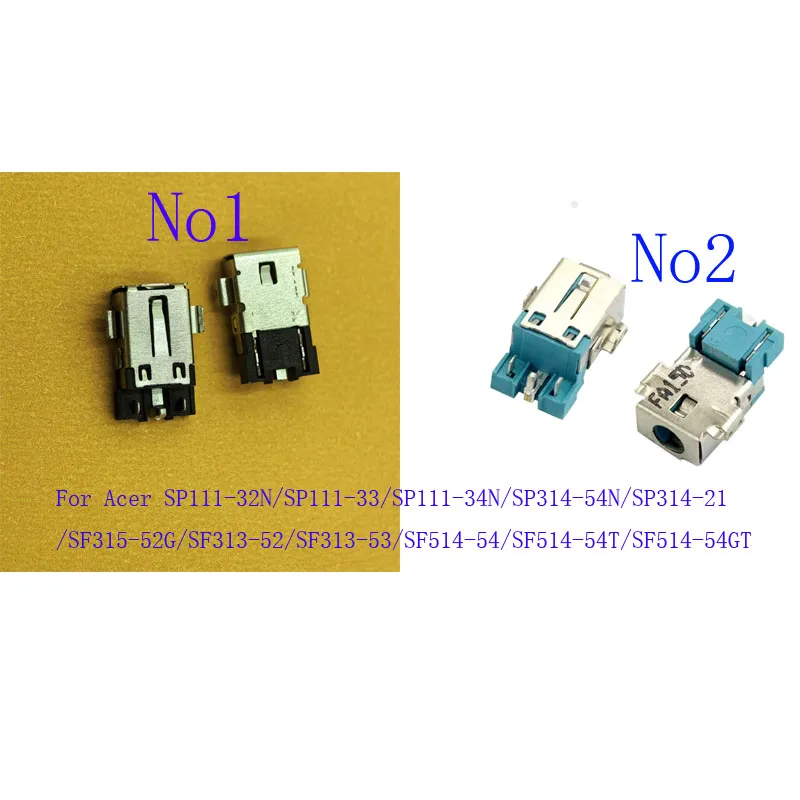 1-100Pcs Charger Jack Socket Connector Plug Laptop DC Power For Acer SF514-54GT SP314-21 54N 32N SP111-33 34N SF315-52G 53 54T