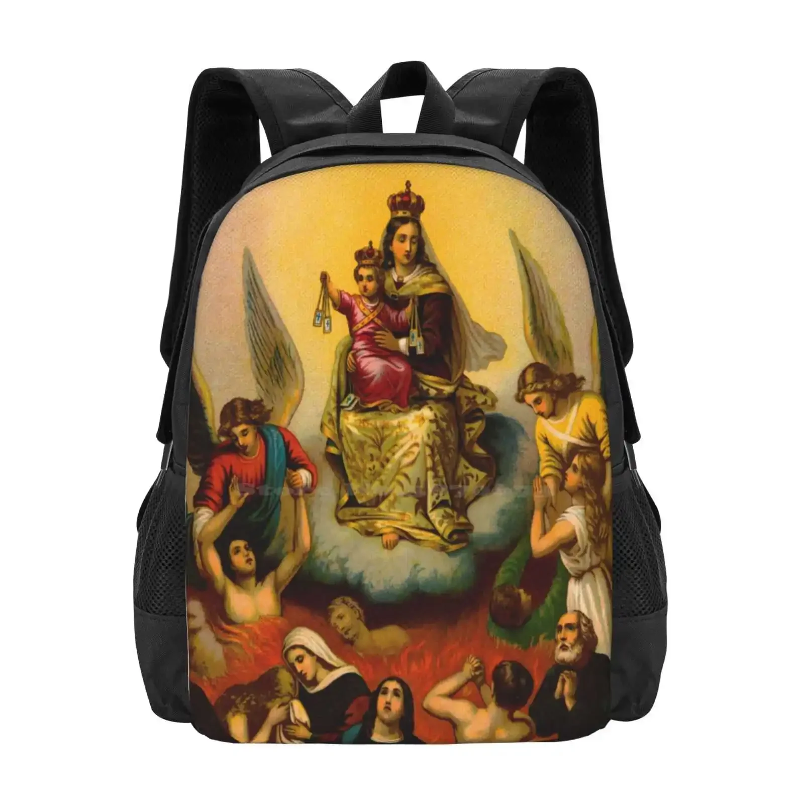 

Scapular Of Our Lady Of Mount Carmel Hot Sale Schoolbag Backpack Fashion Bags Scapular Brown Our Lady Mount Carmelite Catholic