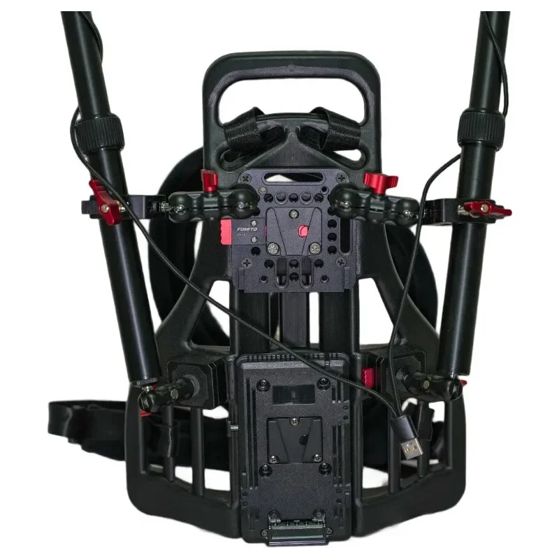 Multifunctional single soldier shooting fill light rack picture transmission backpack rack aggregation pusher backpack