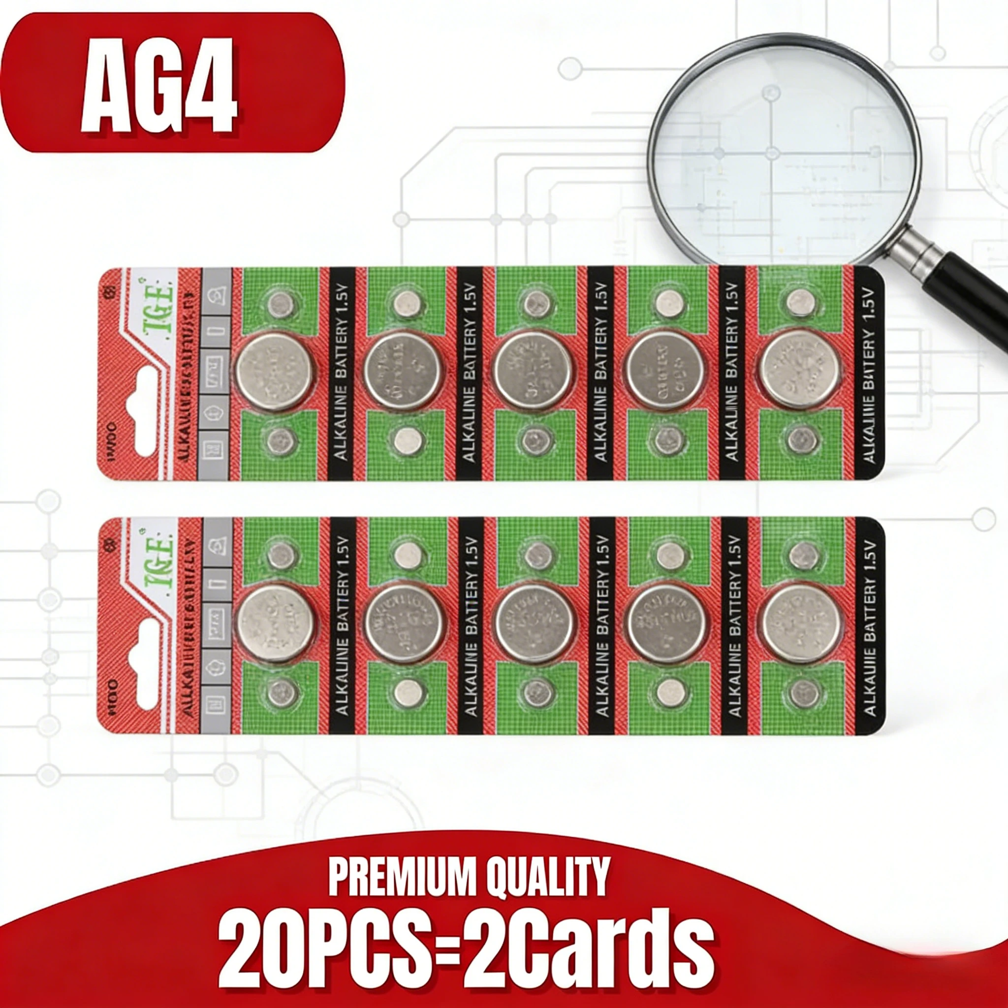 

NEW 10-200PCS AG4 SR626SW Watch Battery LR626 SR626 626SW 377A V377 1.5V Button Cell Batteries for