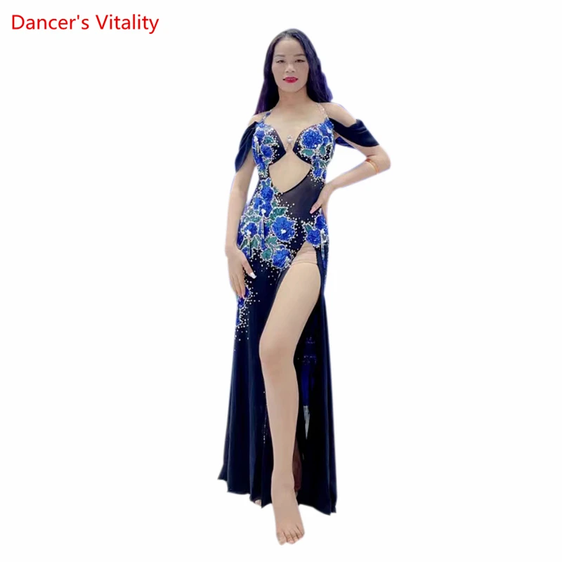 Belly Dance Competition Dress Customzied Baladi Shaabi Performance Clothes Robes for Women Oriental Belly Dancing Stage Outfit