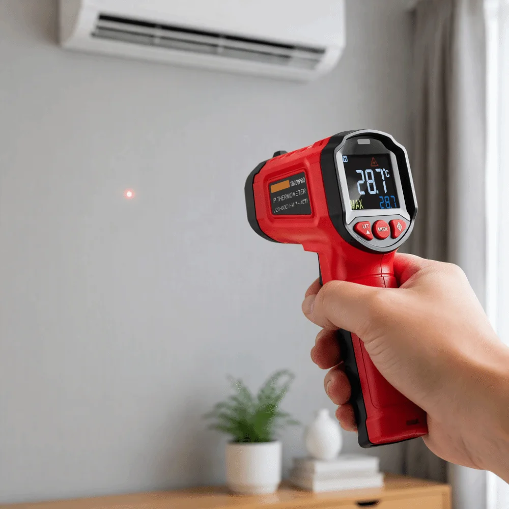 -50℃ To 600℃ Infrared Thermometer LCD Display Non-Contact Digital Temperature Meter Accurate Measurement Handheld