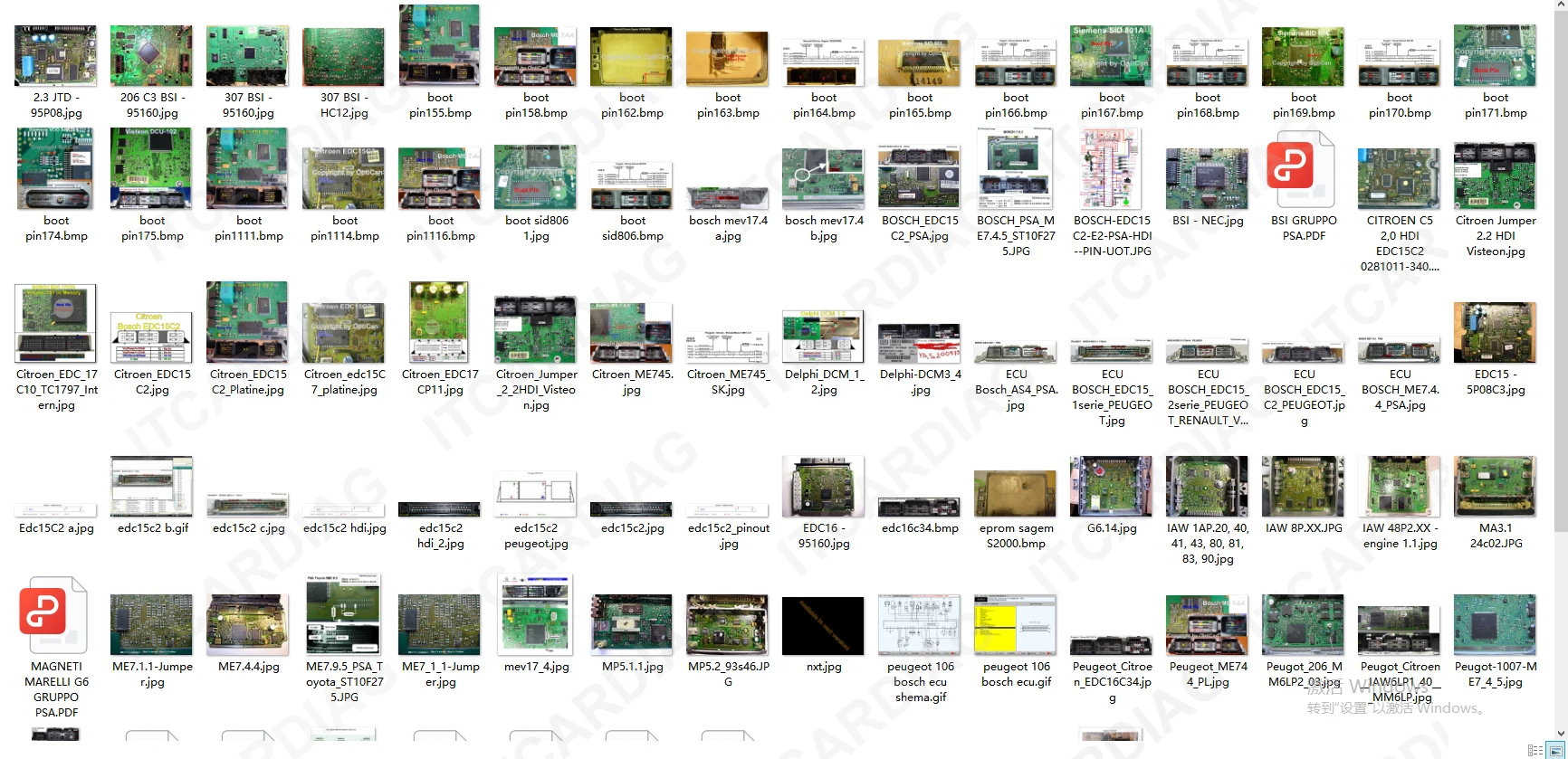 Archivo de Pinout de colección ECU, conexión de Pinout ECU automotriz para Ford/BMW/Toyota/Iveco, diagrama de cableado ECU Map VS ALLDATA AUTODATA