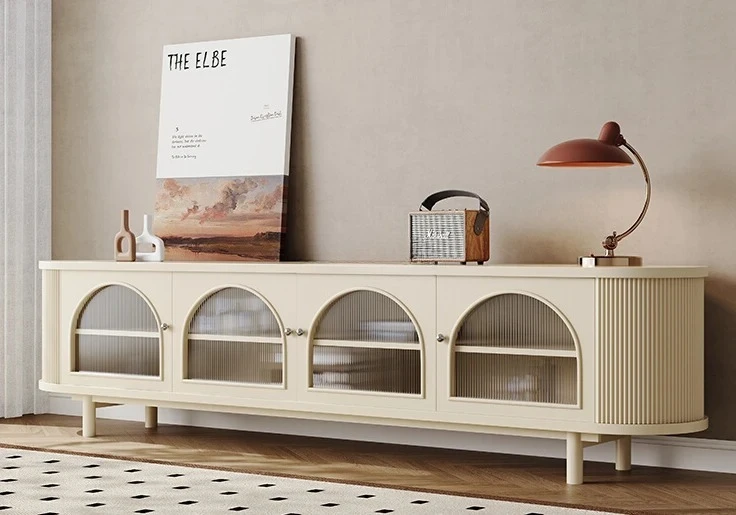 

Современный минималистский гостиная, бесшумный кремовый стиль, минималистичный шкаф для хранения красок, ТВ-шкаф для гостиной