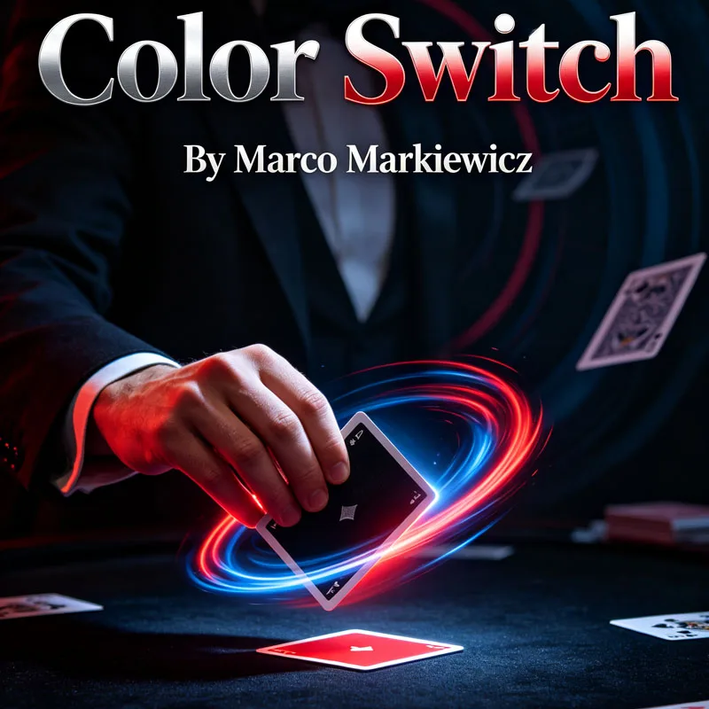 Color Switch By Marco Markiewicz Color Change Card Magic Trick Visual Close Up Street Magic Gimmick Magician