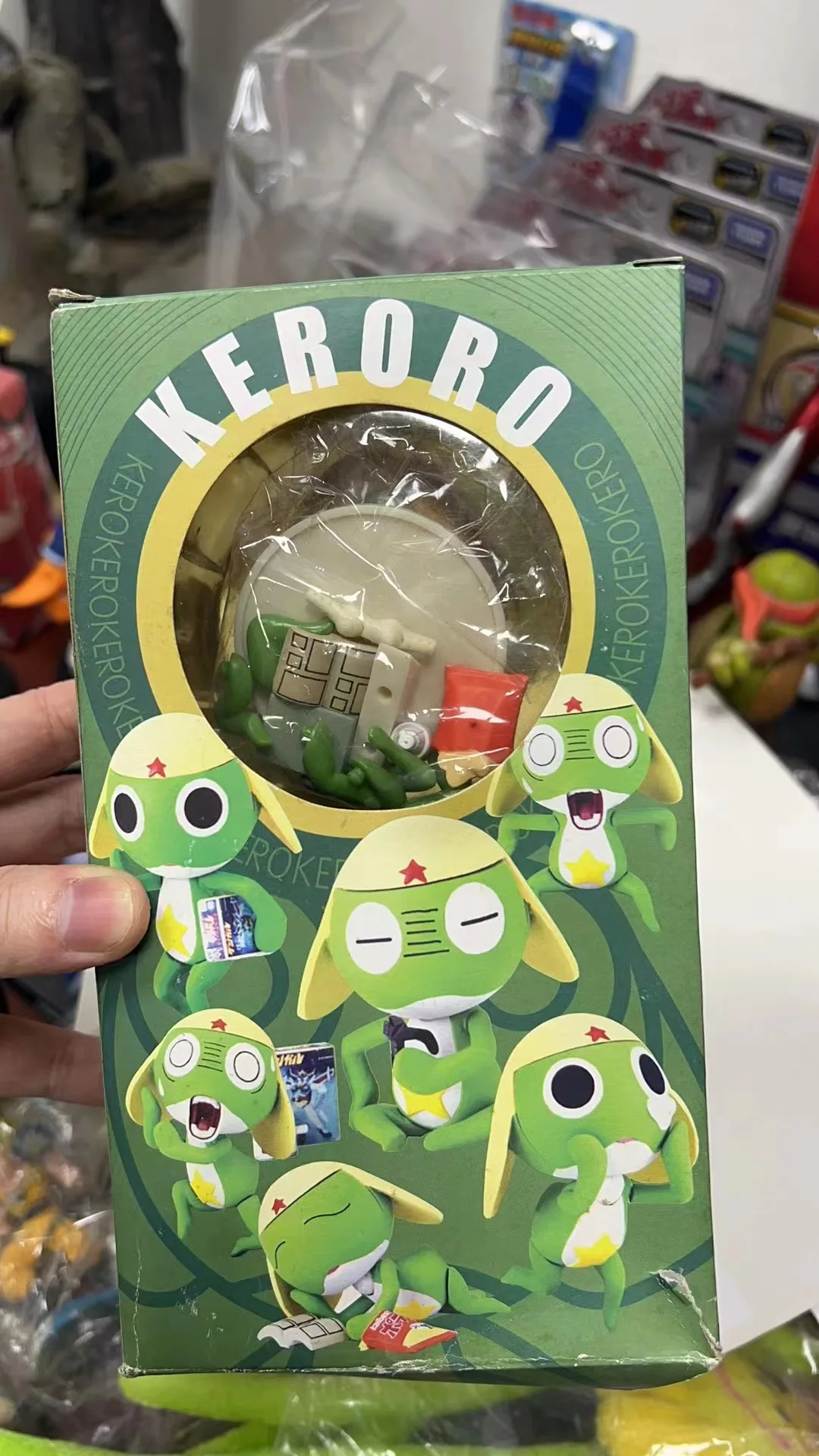 In Stock Specials  Keroro Action Figures  Frog Cavalry Movable  Model  Toys Gift