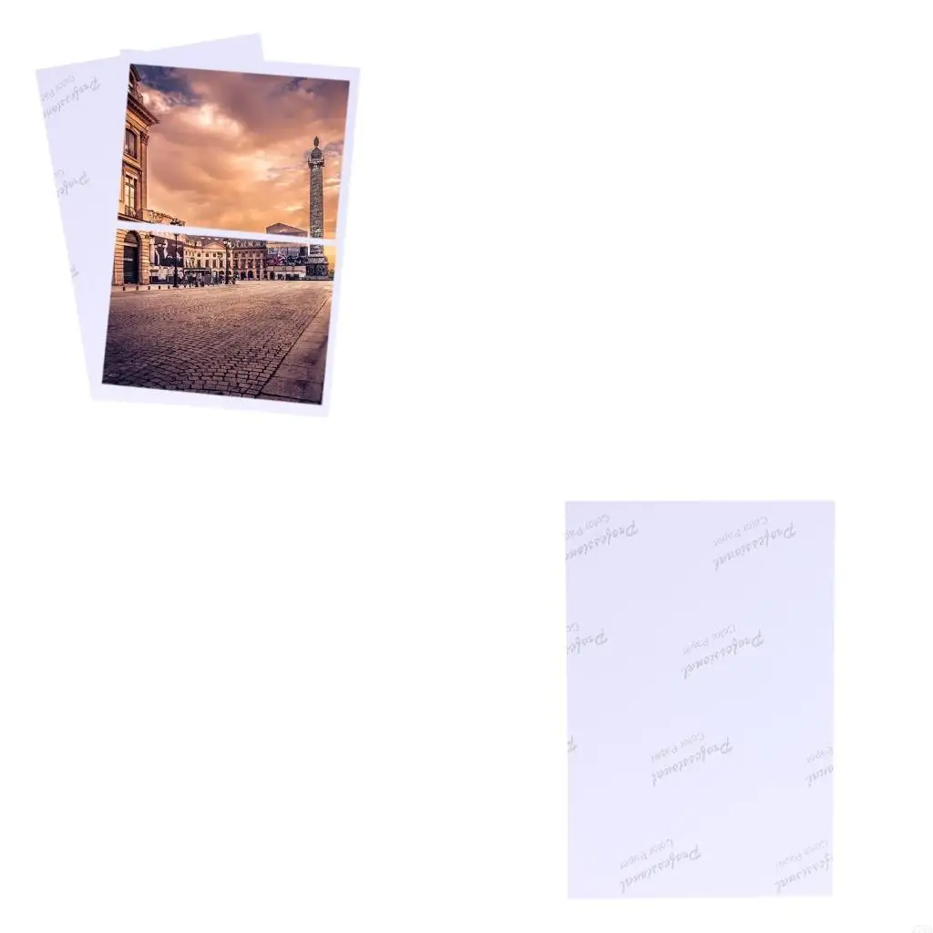 J78A Photo Paper Bright Glossy White Photographic Paper Photo Printer Paper 4 x 6 Inch for Inkjet Printer Business Projects