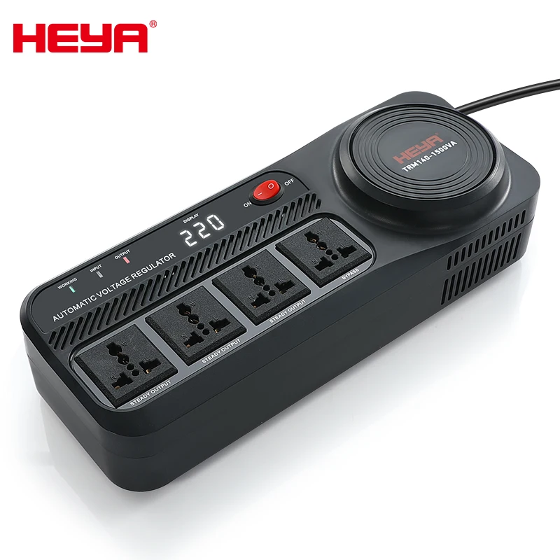 1500VA AC Power Relay Automatic Voltage Regulators Stabilizers AVR 220V 110V With Sockets