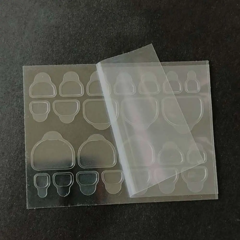 Transparent For Press On Nails Adhesive Tabs Double-Sided Tapes Fake Nail Tips Toenails Jelly Tape False Nail Stickers