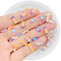 50 Pcs New Mini Kawaii Cartoon Mixed Color Candy Resin Scrapbook Rhinestones 3D For DIY Manicure Accessories Decorations A47