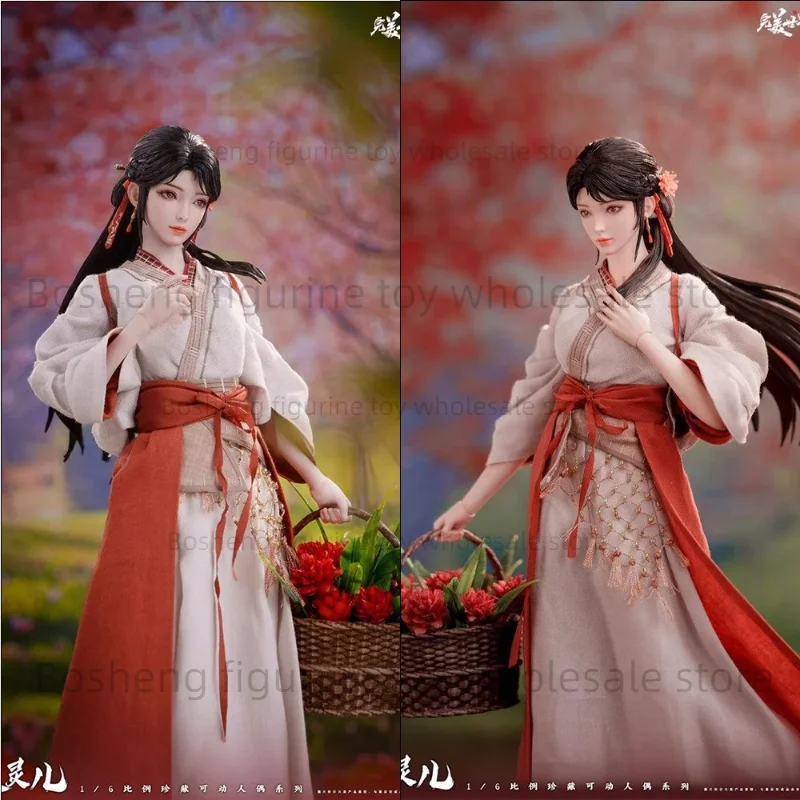 

In Stock Langzhou CC9126 1/6 Scale Perfect World Female Soldier Huo Ling'er Full Set Model 12 Inch Action Figure