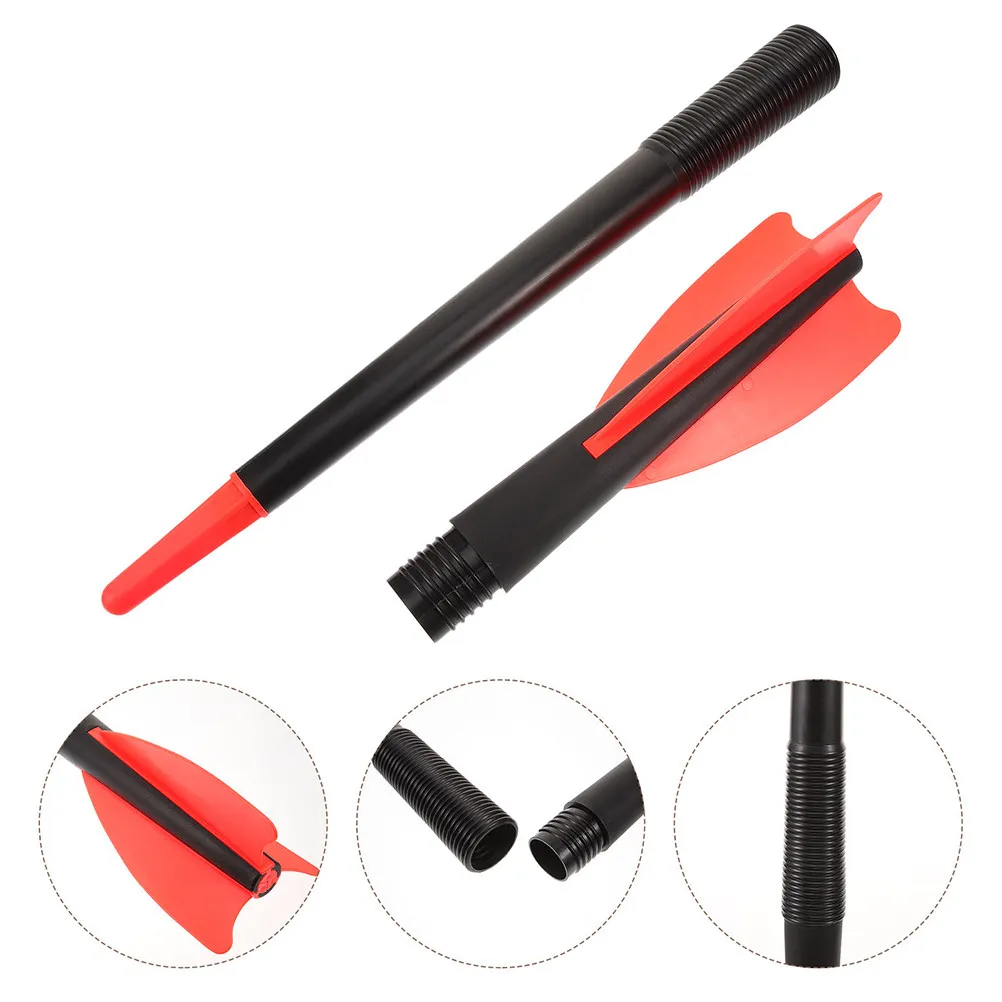 2pcs-plastic-training-javelin-rocket-design-safe-soft-tip-lightweight-kids-hand-eye-coordination-throwing-practice-equipment