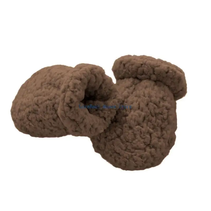 

BX0D Practical Newborn Mittens Soft & Insulated Mittens for Infants Protect Fingers from Scratches for Little Boys Girls