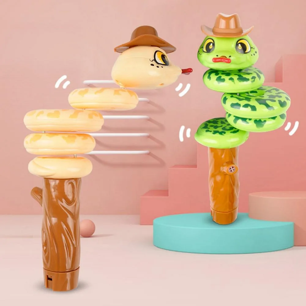 Learning Twisted Balance Swinging Cartoon Animal Creative Balance Swinging Snake Plastic Kawaii Rotating Swinging Snake Toy