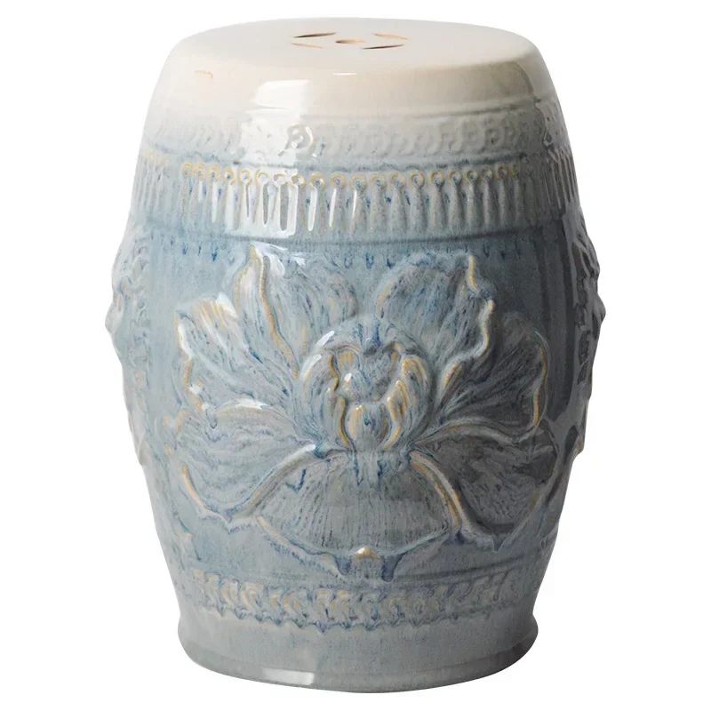 

Hollow chair round pier lotus lion head simple ceramic