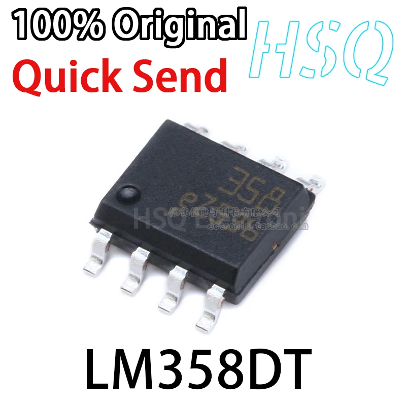 

10PCS Original Patch LM358DT 358 SOIC-8 Low Power Dual Operational Amplifier IC Chip