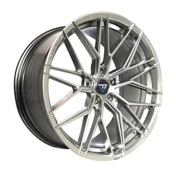 Hot Sale 2022 Wholesale Rims 17 inches 5x108 Hyper Black Alloy Racing Car Tire Passenger Wheel Rim for Sale