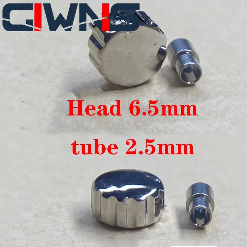 

Watch Head Handle Crown 6.5mm Handle Tube 2.5mm Fittings For Hamilton