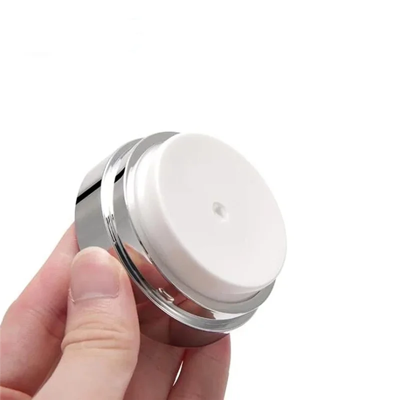 Versatile Travel Lotion Containers, Refillable Pump Jars Made Of Acrylic For Thick Moisturizer.