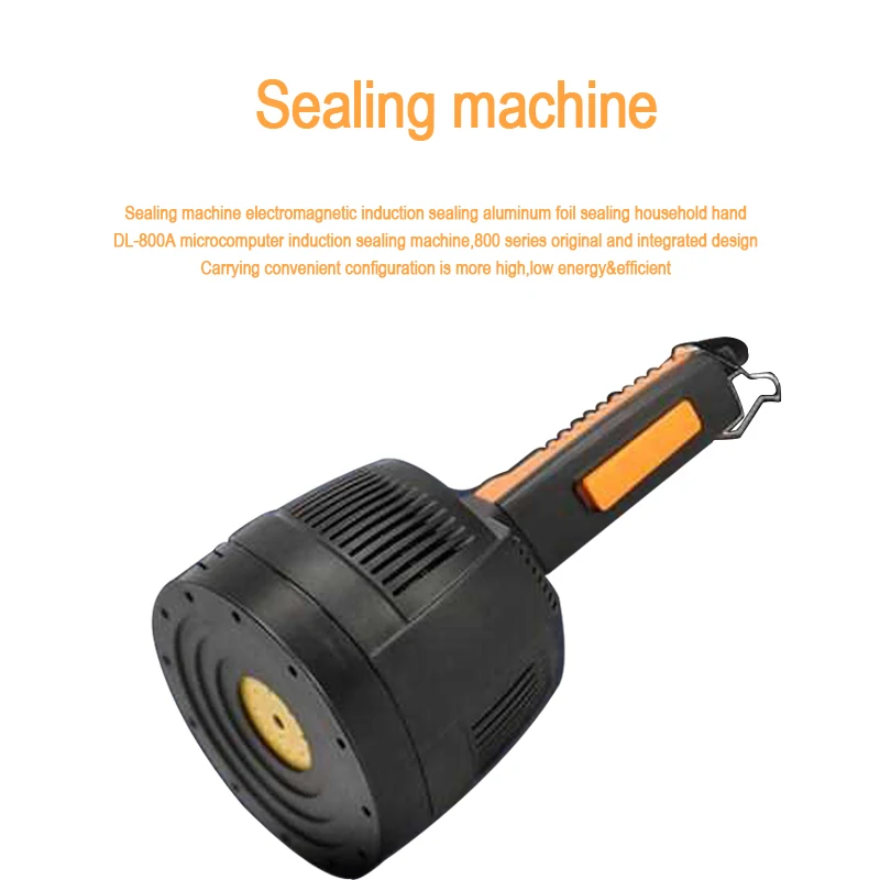 المحمولة الكهرومغناطيسية زجاجة آلة الختم ، يده التعريفي السدادة ، الألومنيوم احباط غطاء ، قارورة بلاستيكية ، 20-100 مللي متر ، 20-130 مللي متر